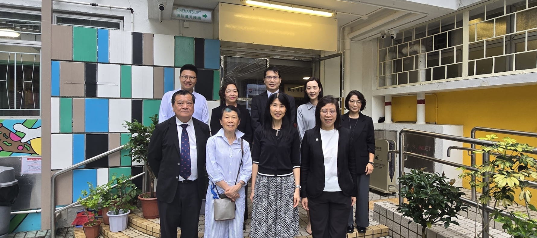 教育局副秘書長劉穎賢博士探訪基順